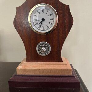 Handmade Marine Corps Clock